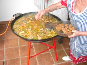 And now the albóndigas