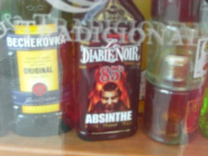 We passed up the chance to buy a bottle of 170 proof Absinthe.