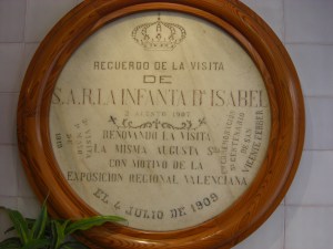 Detail of Horchatería Santa Catalina
