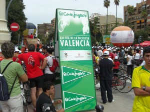 The sign announcing BICYCLE DAY.