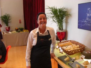 Our lovel waitress who served us lunch on Saturday and brunch on Sunday.